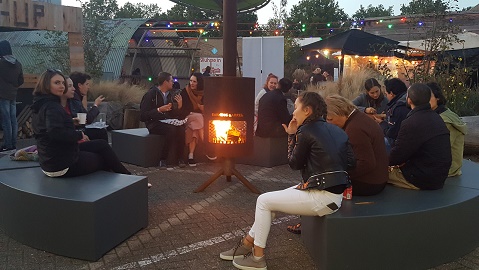 Burning Barrel tentoongesteld tijdens Dutch Design Week