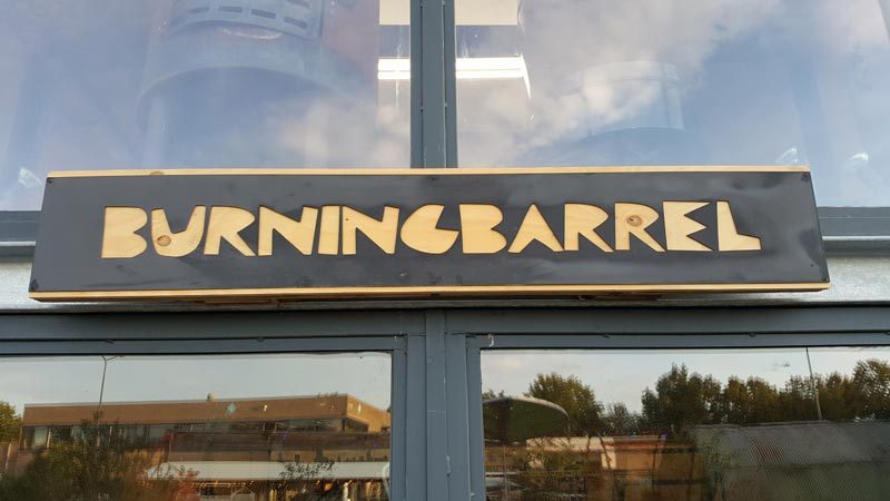 De Burning Barrel showroom in Eindhoven